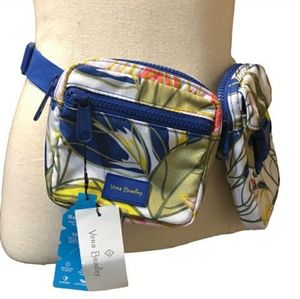 VERA BRADLEY ReActive Belt Bag Sling Rainforest Leaf Print NWT!